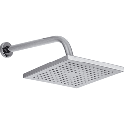 Chuveiro De Parede Viscaya Quadrado 20cm Cromado 1... - Casa Anzai