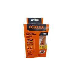 LAMPADA SUPER LED A60 9W 3000K BIVOLT FOXLUX - Casa Anzai