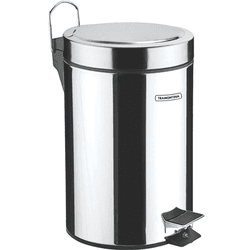 Lixeira Inox com Pedal Tramontina 12L - Casa Anzai