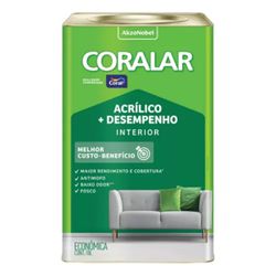 CORAL CORALAR ACRILICO BRANCO GELO 18LT - Casa Anzai