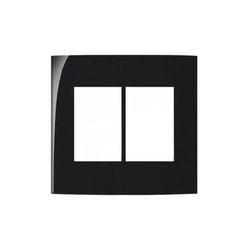 MG PRETO PLACA 4X4 6 POSTOS HORIZONTAL EBONY SLEEK... - Casa Anzai