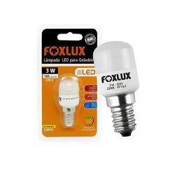 LAMPADA GELADEIRA 3WX127v E14 LED FOXLUX - Casa Anzai