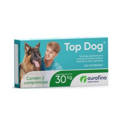 Top Dog Vermífugo palatável Cães de 10 até 30 Kg O... - Casa Anzai