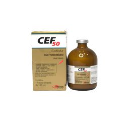 CEF 50 Ceftiofur- Antimicrobiano 100ml - Agener - Casa Anzai