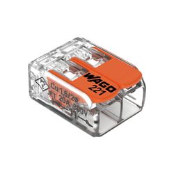 WAGO CONECTOR JUNCAO 221-412 2 FIOS 0,5-4MM (32A) ... - Casa Anzai
