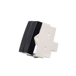 MG MODULO INT. DUPLO SIMPLES 10A EBONY SLEEK (PA01... - Casa Anzai