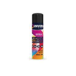 TINTA SPRAY PRETO BRILHANTE 400ML UNIVERSO - USO G... - Casa Anzai
