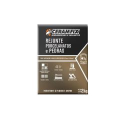 REJUNTE PORCELANATO PEDRA 2KG CERAMFIX BRANCO - Casa Anzai