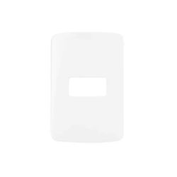Placa B3 4x2 1 Posto Horizontal Branco Margirius - Casa Anzai