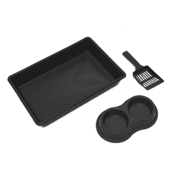 Kit Higiênico Gato Bandeja Preto Para Gatos Four P... - Casa Anzai