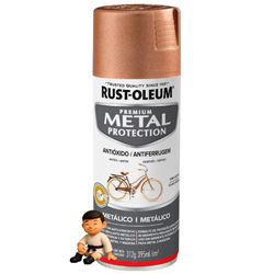 TINTA SPRAY OURO METÁLICO RUST OLEUM - Casa Anzai