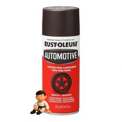 TINTA SPRAY AUTOMOTIVE RODAS GRAFITE RUST OLEUM - Casa Anzai