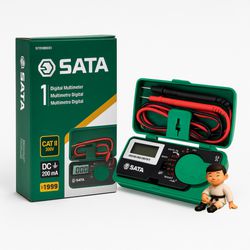 MULTIMETRO DIGITAL DE BOLSO CAT II - SATA - Casa Anzai