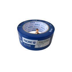 Fita Crepe Azul Tigre 48mm x 50m - Casa Anzai
