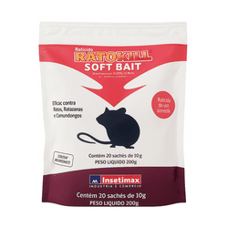 Ratoeira Pega Rato Isca Min Soft Bait Contr. Rato - Casa Anzai