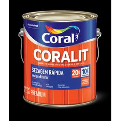 Esmalte Brilhante Branco Coralit Secagem Rápida 3,... - Casa Cor Tintas