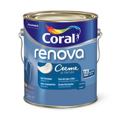 Acrílico Fosco Renova Branco Coral 3,2l - 489 - Casa Cor Tintas