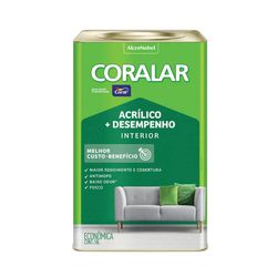 Acrílico Fosco Coralar Branco Coral 18l - 29 - Casa Cor Tintas