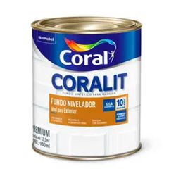 Fundo Nivelador Sintético Branco Coralit 0,9l - 49... - Casa Cor Tintas