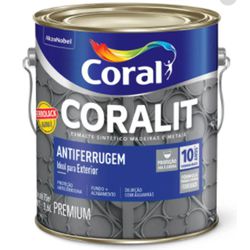 Esmalte Antiferrugem Branco Coralit 3,6l - 672 - Casa Cor Tintas