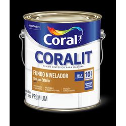Fundo Nivelador Sintético Branco Coralit 3,6l - 49... - Casa Cor Tintas