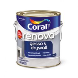 Renova Gesso & Dry-Wall Branco Coral 3,6l - 209 - Casa Cor Tintas