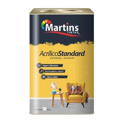 Látex Standard Branco Martins 18l - 969 - Casa Cor Tintas