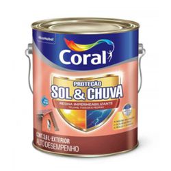 Resina Impermeabiliz Cerâmica Telha Coral 3,6l - 6... - Casa Cor Tintas
