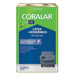 Látex + Econômico Coralar Branco Coral 18l - 920 - Casa Cor Tintas