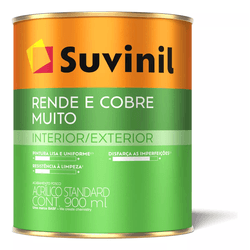 Tinta Acrílica Rende e Cobre Muito Suvinil 900ml - Casa Costa Tintas