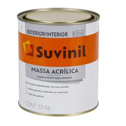 Massa Acrílica Suvinil 1,3kg - Casa Costa Tintas