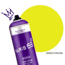 TINTA SPRAY COR AMARELO SOROCABA PARIS 68 400ML - Casa Tintas