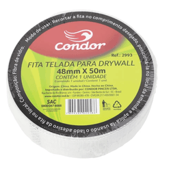 FITA TELADA PARA DRYWALL 2993 CONDOR - Casa Tintas