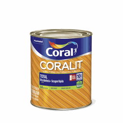 ESMALTE BASE ÁGUA CORALIT BRILHANTE 0,9L CORAL - Casa do Viana