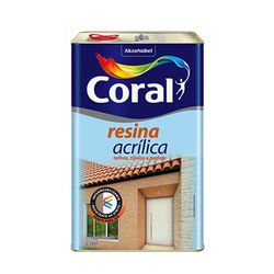 RESINA ACRÍLICA INCOLOR BRILHANTE 5L CORAL - Casa do Viana