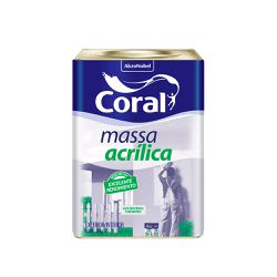MASSA ACRÍLICA 25KG CORAL - Casa do Viana