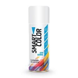 SPRAY USO GERAL BRILHANTE BRANCO SMART COLOR - Casa do Viana