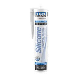 SILICONE ACÉTICO BRANCO 280G TEK BOND - Casa do Viana