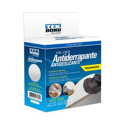 FITA ANTIDERRAPANTE TRANSPARENTE 50MMx5M TEK BOND - Casa do Viana