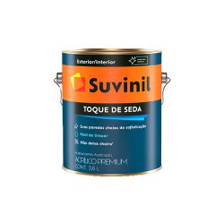 TINTA ACRÍLICA ACETINADO TOQUE DE SEDA 3,6L SUVINI... - Casa do Viana