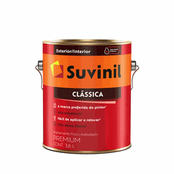 TINTA PVA LÁTEX CLÁSSICA FOSCO 3,6L SUVINIL - Casa do Viana