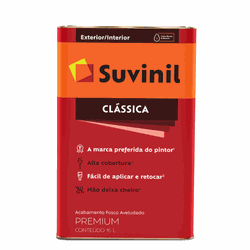 TINTA PVA LATÉX CLÁSSICA FOSCO 18L SUVINIL - Casa do Viana