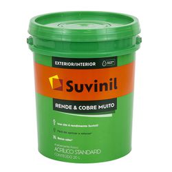 TINTA ACRÍLICO RENDE E COBRE MUITO BRANCO NEVE FOS... - Casa do Viana