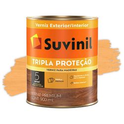 VERNIZ TRIPLA PROTEÇÃO FOSCO BASE SOLVENTE 0,9L SU... - Casa do Viana