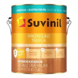VERNIZ TRIPLA PROTEÇÃO BRILHANTE BASE ÁGUA 3,6L SU... - Casa do Viana