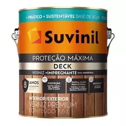 VERNIZ PROTEÇÃO MÁXIMA DECK BASE ÁGUA BRILHANTE 3,... - Casa do Viana