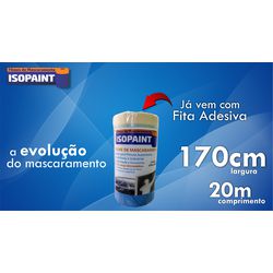 FILME DE MASCARAMENTO ISOPAINT AZUL 170CMX20M FITA... - Casa do Viana
