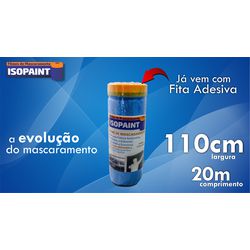 FILME DE MASCARAMENTO ISOPAINT AZUL 110CMX20M FITA... - Casa do Viana