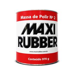 MASSA DE POLIR N2 970G MAXI RUBBER - Casa do Viana