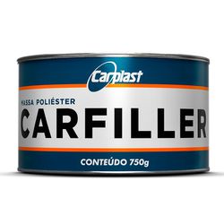 MASSA POLIESTER CARFILLER 750G CARPLAST - Casa do Viana
